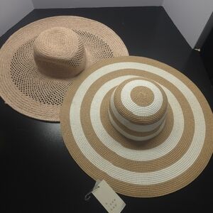 A New Day Beach Hats Set of 2 NWT Upf 50